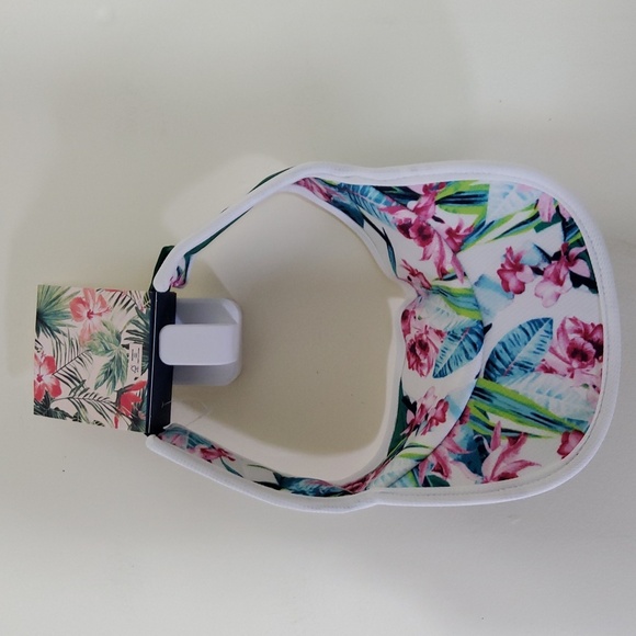 Tommy Bahama Floral Print Skorts with Green Visor Size S - Picture 10 of 13